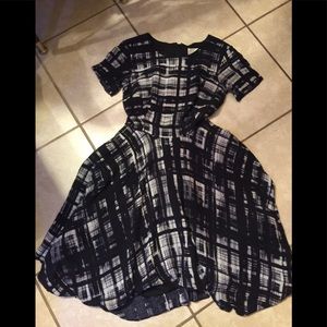 Black and White Dress